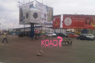 Côte dÂ’Ivoire : Reconduction de la mesure dÂ’interdiction de la pose des panneaux publicitaires à  Abidjan
